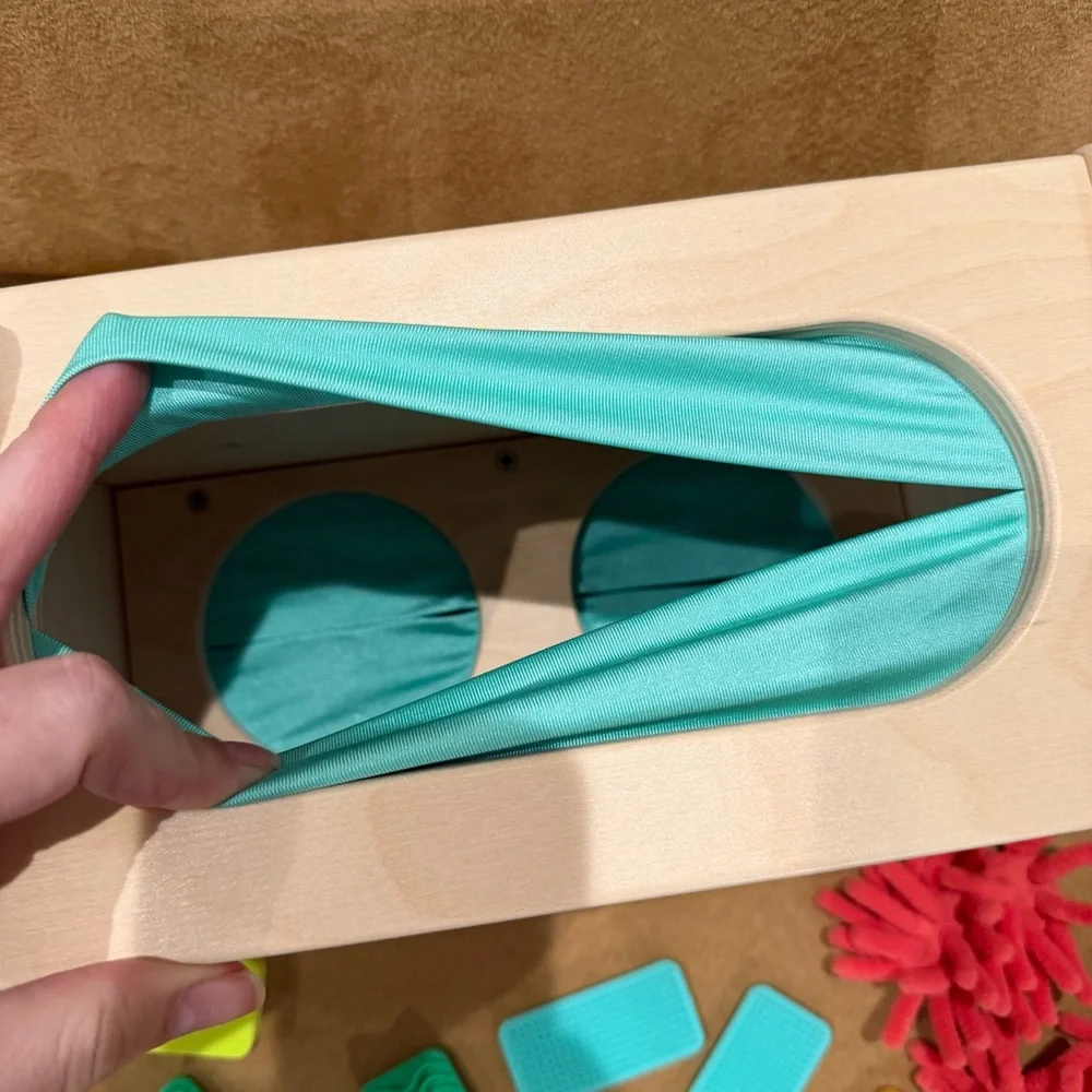 Lovevery Montessori Colorful Sensory Box from the Playkits